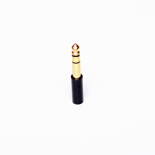 Jack adapter 3.5 mm to 6.35 mm, plug-on type (with recess)