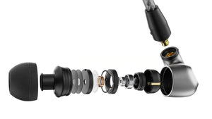 IE 200 Silver | In-Ear, Noise-Canceling, Wireless, Bluetooth