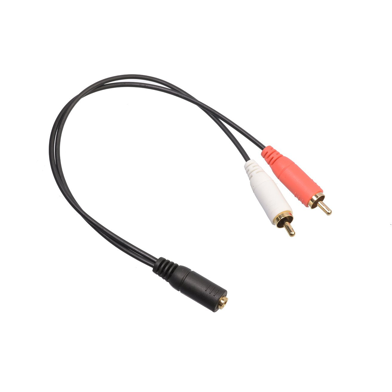 Audio adapter SET / RS sorozathoz, 3,5 mm-es jack aljzat RCA-Cinch csatlakozóval, 0,20 m