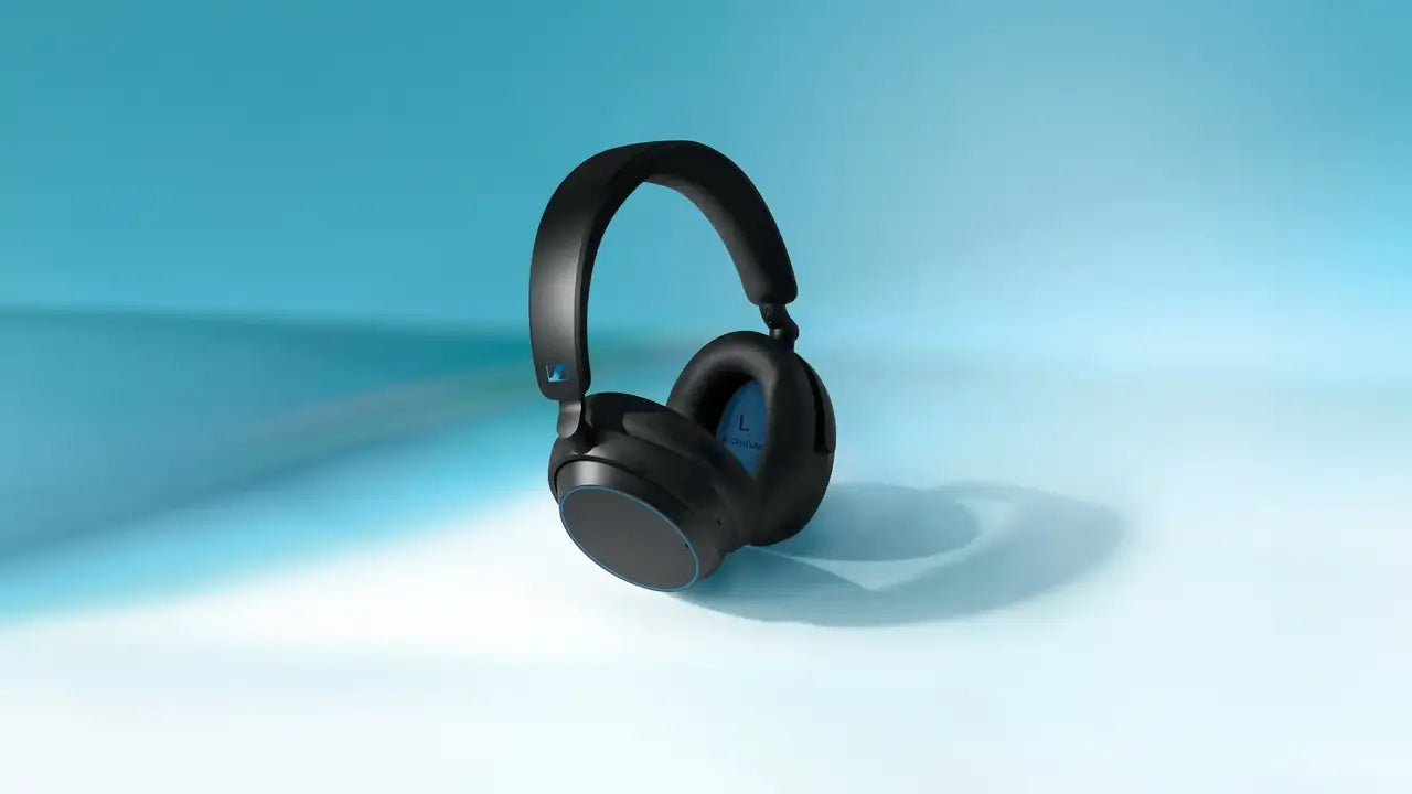 Blauwe ACCENTUM draadloze desktop