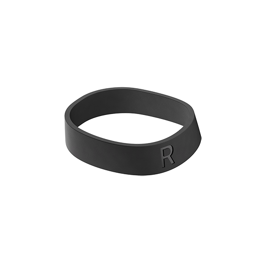 CONJUNTO DE ALETAS DE SILICONE PARA OS OUVIDOS, PRETO